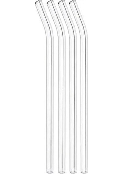 Adet Şeffaf Cam Pipet -Eğimli Cam Pipet