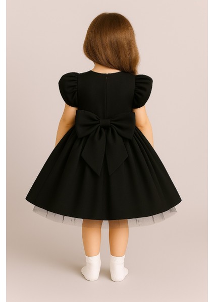 Kız Çocuk Ön Arka Fiyonk Detaylı Yaka Incili Balo Parti Mezuniyet Doğum Günü Elbise fiyatları