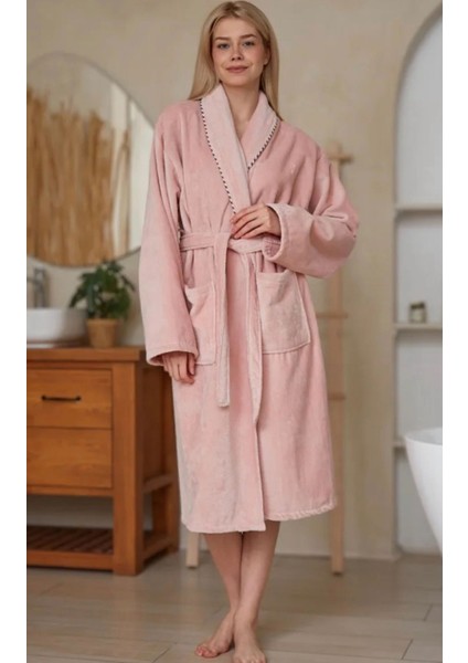 Bornoz Kadife Biyeli