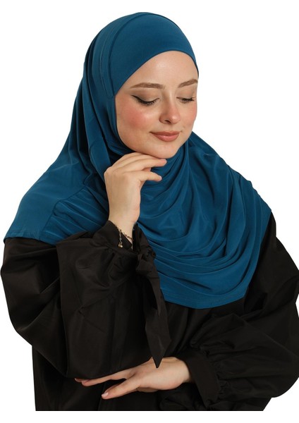 P. Mavisi Pratik Hazır Geçmeli Tesettür Eşarp Sandy Kumaş Kendinden Boneli 1290_17 fiyatları