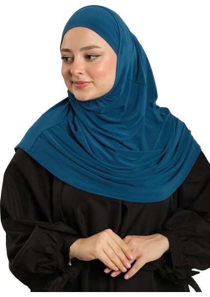 P. Mavisi Pratik Hazır Geçmeli Tesettür Eşarp Sandy Kumaş Kendinden Boneli 1290_17 fırsatları