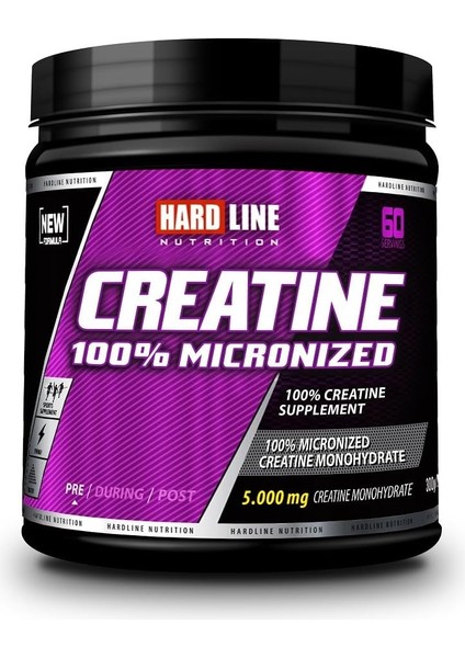 Hardline Nutrition Mikronize Monohydrate Creatine 300 gr