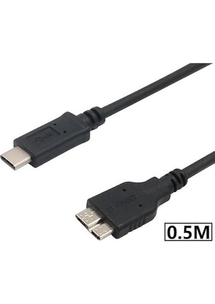 4252 USB Type C To Micro USB 3.0 Taşınabilir Hard Disk Kablosu USB 3.1 Veya 3.0 Micro-B Bağlantı Noktalı Harici Sabit Sürücüye, Tablete ve Akıllı Telefona Dosya Aktarım Sağlar (2 Metre) fiyatları