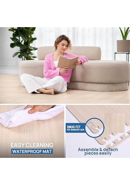 Schaumstoffmatten Mit Bordüre – Ineinandergreifende Bodenmatten Für Fitnessgeräte – Eva-Bodenfliesen fırsatları