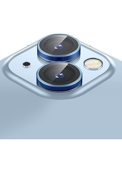 Labs iPhone 15/15 Plus Screen Protector 9h Safir Cam Kamera Metal Lens Koruyucu (Mavi) fırsatları
