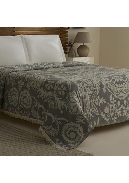 Ry Müslin Çift Kişilik Tek Pike Gri fiyatları