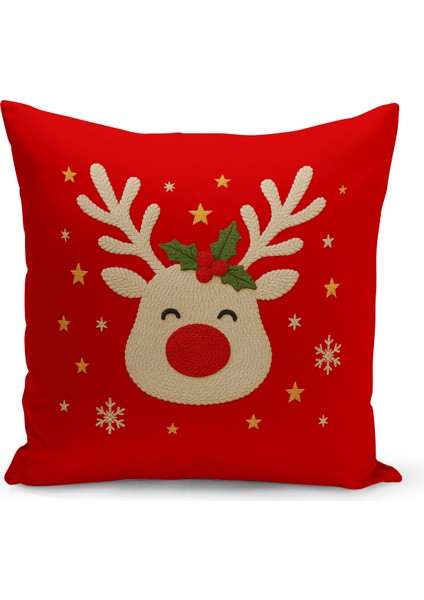 Yılbaşı Serisi Çift Tarafı Dijital Baskılı 4'lü Kırlent Kılıfı Seti (Christmas Noel Cushion Cover) fiyatları