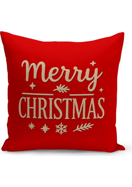 Yılbaşı Serisi Çift Tarafı Dijital Baskılı 4'lü Kırlent Kılıfı Seti (Christmas Noel Cushion Cover) fırsatları