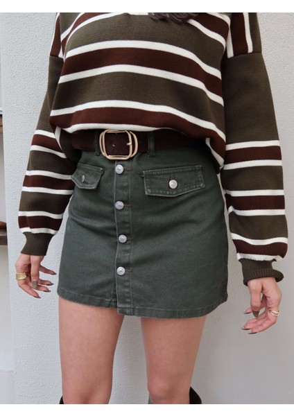 Kapak Cepli Denim Etek fiyatları