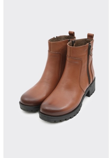 Hakiki Deri Fermuarlı Kadın Bot fiyatları