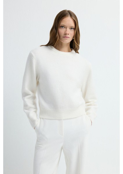 Uzun Kol Triko Kazak Ekru 13945303000