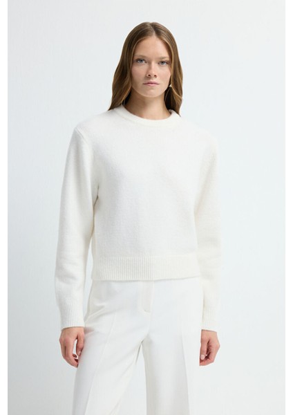 Uzun Kol Triko Kazak Ekru 13945303000 indirimleri