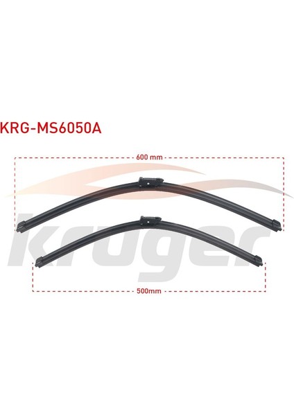 KRUGER-KRG-MS6050A - Arac Bazlı Sılecek Setı 600-500MM Audı A4 (8k2-B8) / Audı A5 Sportback (8ta) / Audı A6 (4A2-C8) / Audı Q5 (Fyb) / Porsche Macan (95B) / Volvo S90 Iı / Volvo V90 Iı