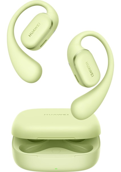 Freearc Açık Tasarımlı Kulaklık, Yüksek Ses Kaliteli Bluetooth Kulaklık, Güvenli Uyum ve Konfor, IP57 Suya Dayanıklılık, 28 Saat Çalma Süresi, Sporcu Kulaklıkları, Ios &, Yeşil