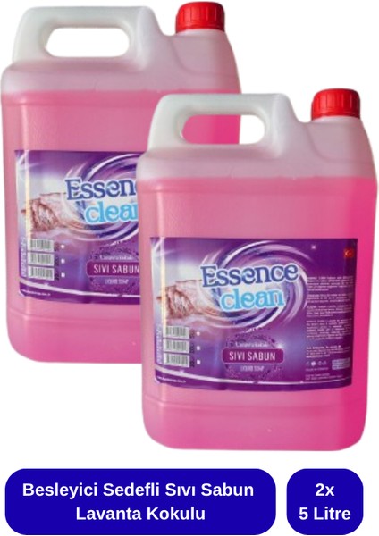 Besleyici Sedefli Sıvı Sabun Lavanta Kokulu 5 Lt x 2 Adet