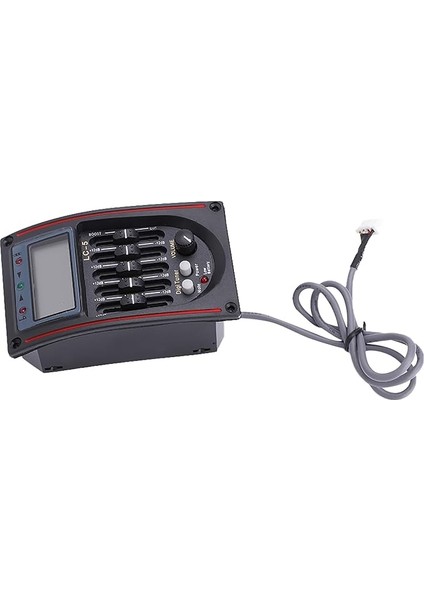 Preamp Akustik Gitar Pikap 12 × 11 × 8 LCD 5-Band Akustik Gitar Preamp Eq Lc - 5 Ekolayzır Tuner Piezo Pikap