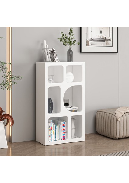 Bohem Kitaplık 90 cm Mebran - Beyaz modelleri
