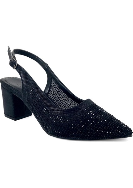 4030 25KA Kadın Abiye Ayakkabı Siyah