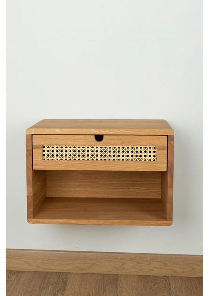 Ahşap Duvara Monte Hazeran Detay Raflı Komodin modelleri