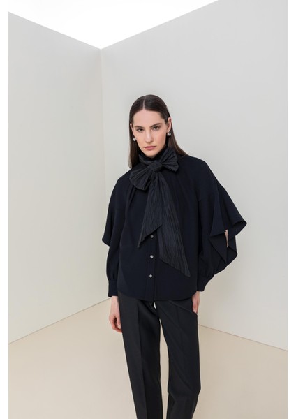 Boyun Bağlamalı Bluz 26W10847