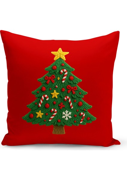 Yılbaşı Serisi Çift Tarafı Dijital Baskılı 4'lü Kırlent Kılıfı Seti (Christmas Noel Cushion Cover) modelleri
