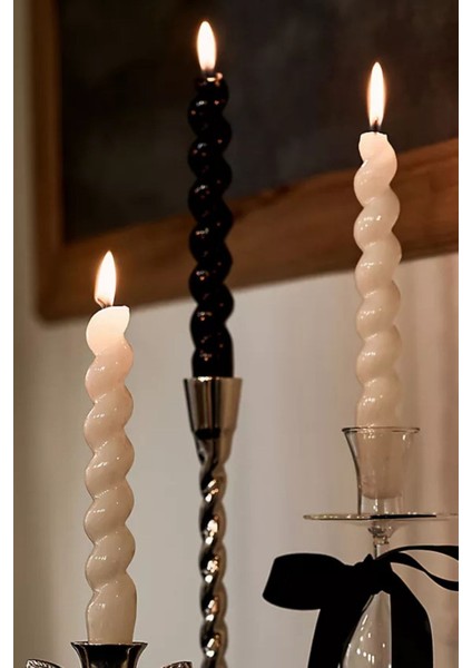 Şamdan Mum 3’lü Set