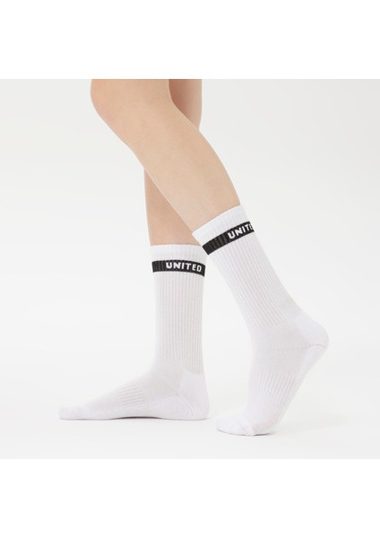 Unıted4 Kadın Beyaz 3'lü Çorap indirimleri