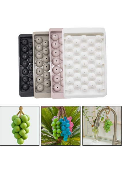 Salkım Üzüm Sabun Kalıbı 33 Lü