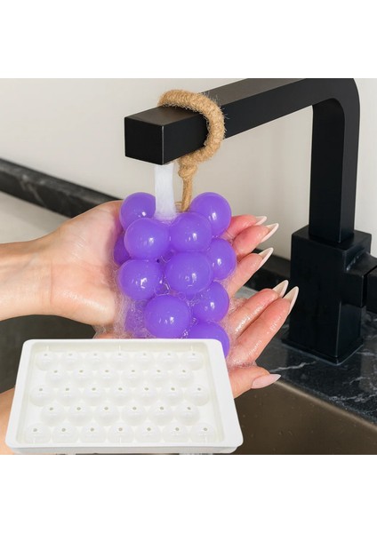 Salkım Üzüm Sabun Kalıbı 33 Lü indirimleri