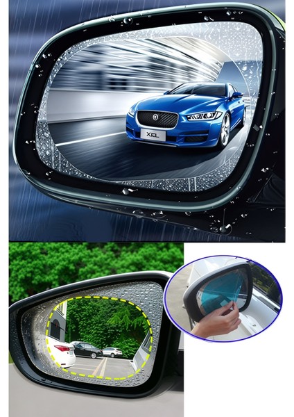 Araba Yan Ayna Yağmur Kaydırıcı Film 2 Adet (13.5 cm x 10 Cm)
