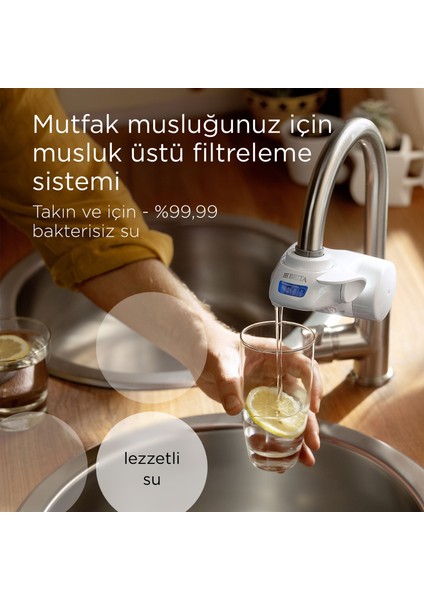 Brıta On Tap Pro V-MF Musluk Üstü Filtreleme Sistemi fiyatları
