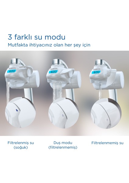 Brıta On Tap Pro V-MF Musluk Üstü Filtreleme Sistemi modelleri