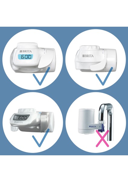Brıta On Tap V-MF Musluk Üstü Filtreleme Sistemi Yedek Filtre indirimleri