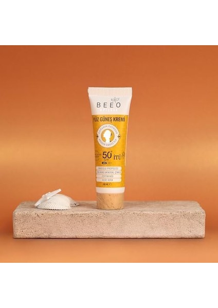 Bee&apos;o Propolisli Yüksek Koruma Yüz Güneş Kremi, 50+ Spf, 40 ml