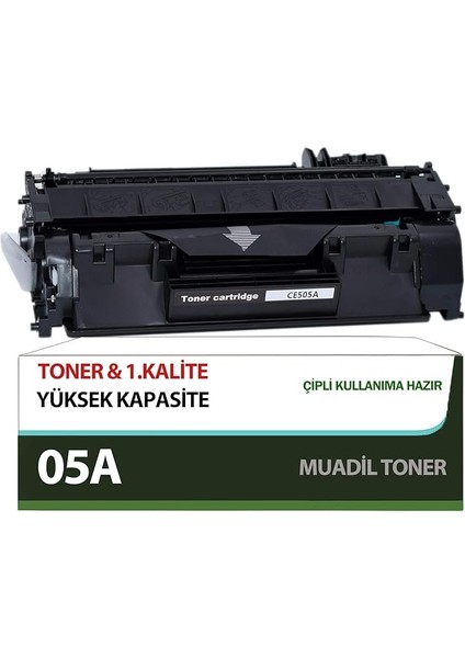 Hp Için Uyumlu Laserjet P2055DN Toner Muadil Yüksek Kapasite 05A 505A