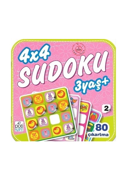 4 x 4 Sudoku – 2 (3 Yaş +)