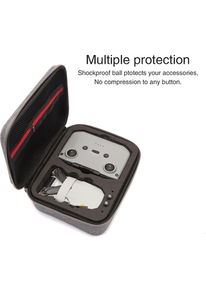 Djı Mavic Mini 2 / Mini 2 Se / Mini 4K Drone Uzaktan Kumanda Aksesuarları Için Taşınabilir El Çantası Taşıma Çantası Saklama Çantası - Gri / Siyah Astar (Yurt Dışından) fiyatları