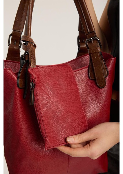 Cüzdanlı Parça Dikişli Çanta modelleri