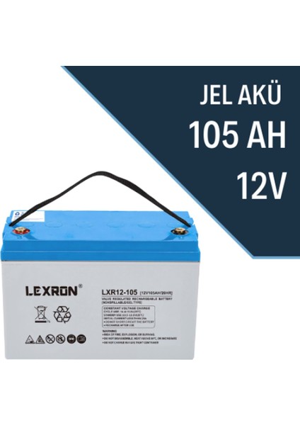 105AH-12V Nano-Karbon Jel Akü