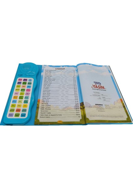 Sesli Yasini Şerif Ögreten Cihaz Sesli Yasin Kitaplı Mavi modelleri