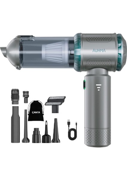 Ahv-10 2 In 1 15000PA 3 Kademeli Vakumlu Üflemeli Araç Süpergesi