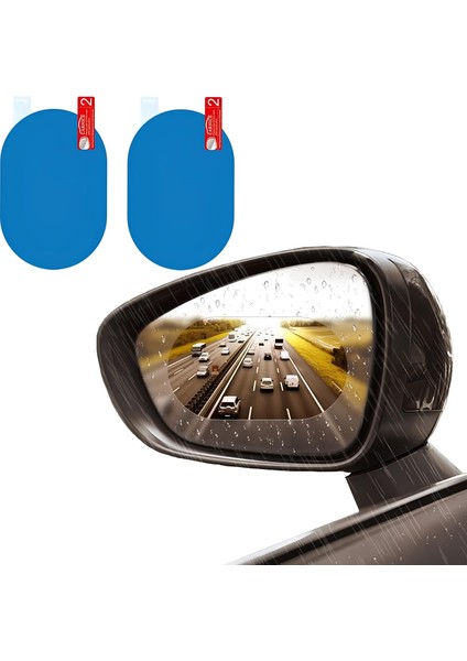 Araba Yan Ayna Yağmur Kaydırıcı Film 2 Adet (13.5 cm x 10 Cm) fırsatları