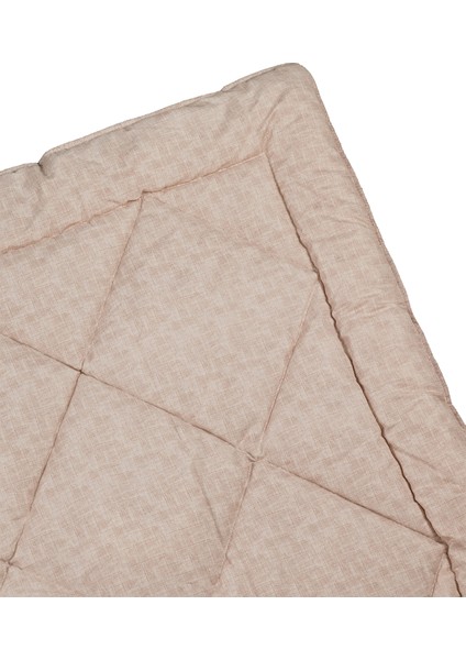 Polycotton Fırçalı Çk 195X215 Gri-Capuccino