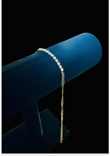 Çelik Silver Zirkon Taşlı Bileklik fiyatları