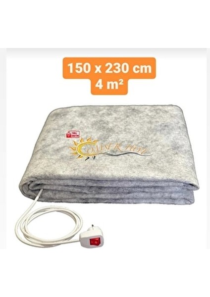 Elektrikli Halı Altı Isıtıcı 150 x 150 cm Ekonomik ve Verimli Kullanım modelleri