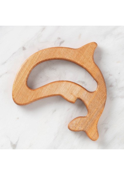 Hobi Baby Yunus Balığı Figürlü Organik Ahşap Diş K