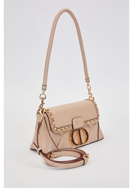 Vizon Geniş Taban Kapitone Omuz Çantası fiyatları