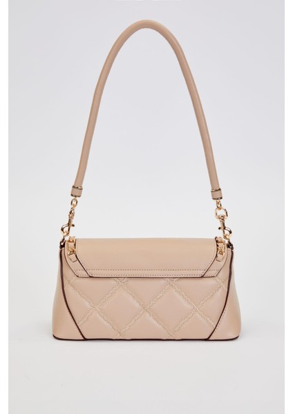 Vizon Geniş Taban Kapitone Omuz Çantası fırsatları