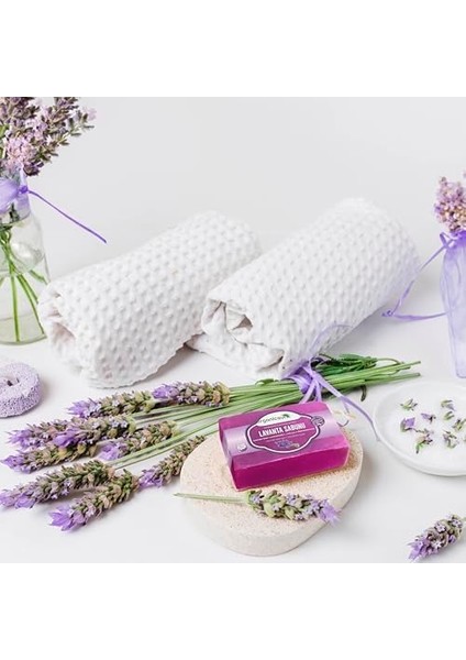 Organicsun 2'li Set Doğal Gül Sabunu ve Lavanta Sabunu modelleri