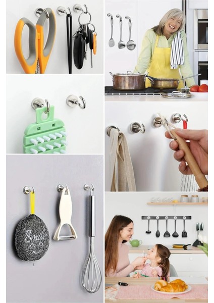 Güçlü Manyetik Mutfak,banyolar Için Çok Amaçlı 2'li Magnet Askı